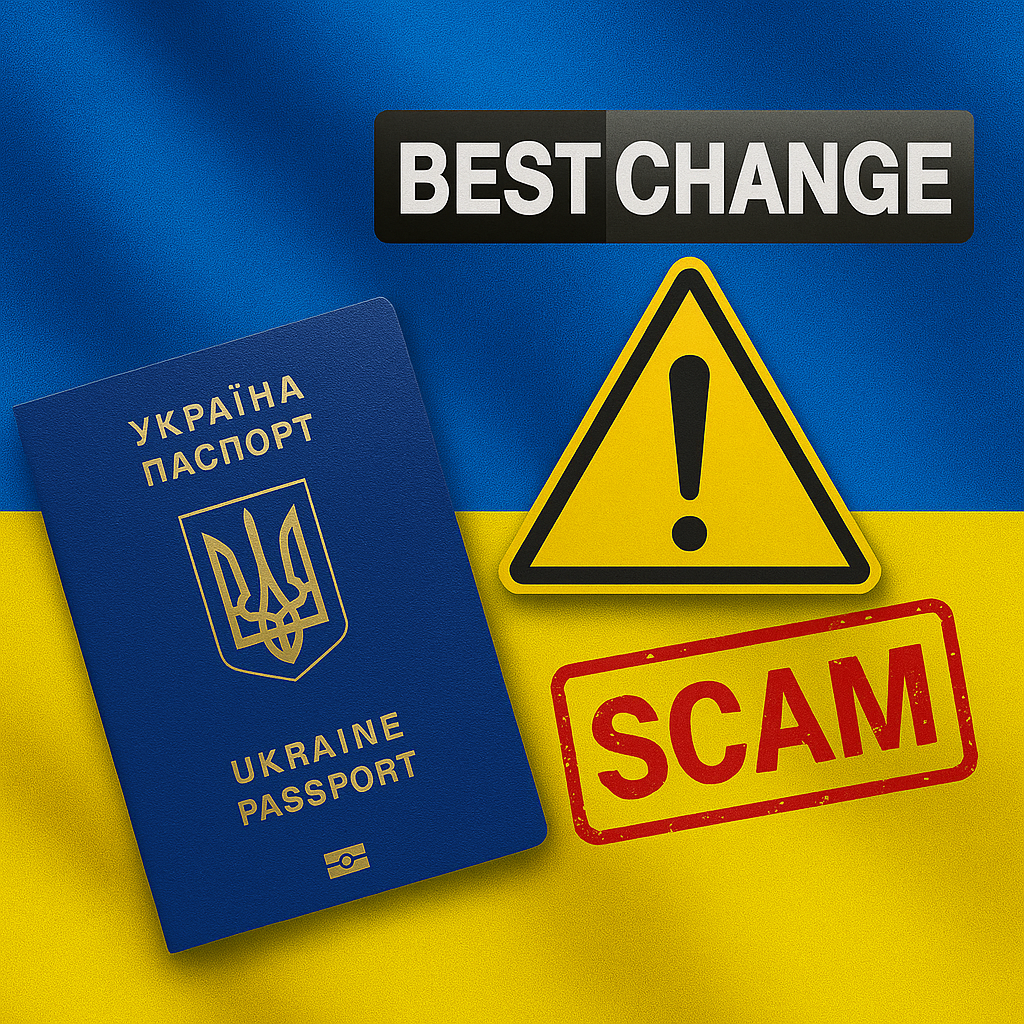Обложка статьи: ⚠️ УВАГА ДЛЯ УКРАЇНЦІВ, ЯКІ КОРИСТУЮТЬСЯ BestChange